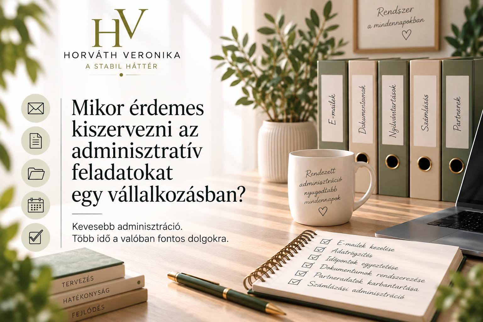 Adminisztratív feladatok kiszervezése vállalkozások számára – A Stabil háttér